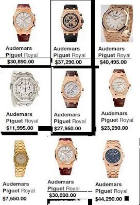 audemars piguet price list 2020